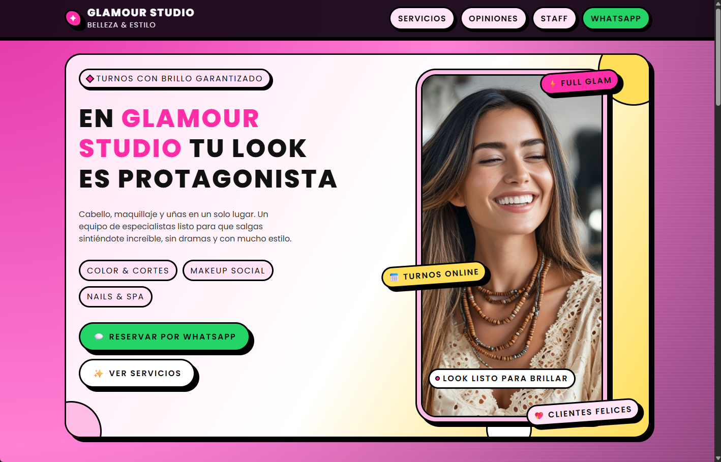 Glamour Studio — Estética & Bienestar